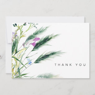 Cartão De Agradecimento Wildflower Greenere Funeral Bereavement Obrigado