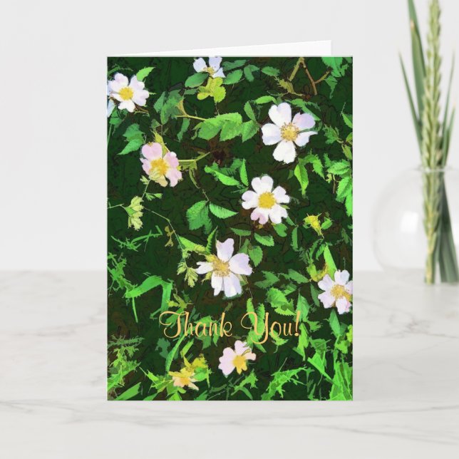 CARTÃO DE AGRADECIMENTO WILDFLOWERS (Frente)