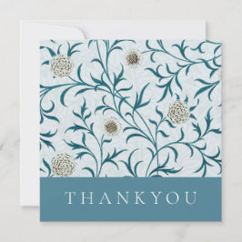 CARTÃO DE AGRADECIMENTO: WILLIAM MORRIS : DESIGN F