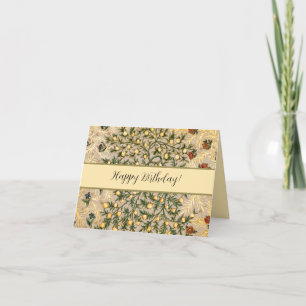 Cartão De Agradecimento William Morris Floral Fruta Garden Flower Classic