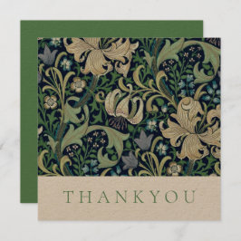 CARTÃO DE AGRADECIMENTO: WILLIAM MORRIS : HONEYSUC