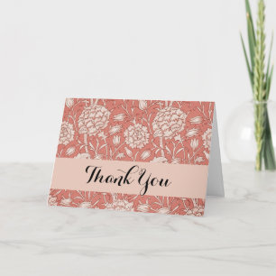 Cartão De Agradecimento William Morris Wild Tulip Flower Floral