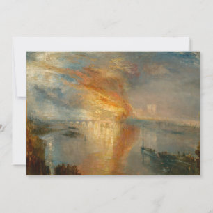 Cartão De Agradecimento William Turner - A Queima do Parlamento