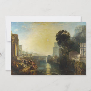 Cartão De Agradecimento William Turner - Dido construindo Cartago