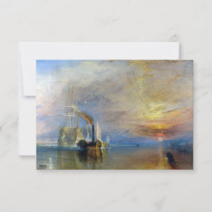 Cartão De Agradecimento William Turner - O Fighting Temeraire