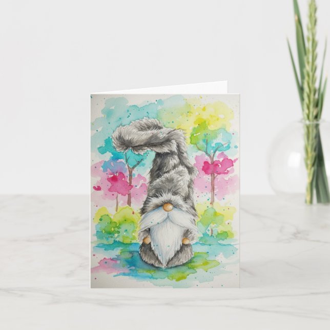 Cartão De Agradecimento Winter Coat  (Frente)