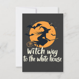 Cartão De Agradecimento Witch Way to the White House Election Kamala