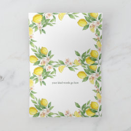 Cartão De Agradecimento Wreath Mediterranean thank you Bridesmaid card