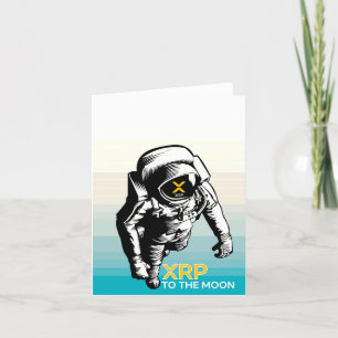 Cartão De Agradecimento XRP PARA A MOÃO - criptomoeda XRP