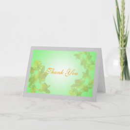 Cartão De Agradecimento yellow tulip flowers thank you