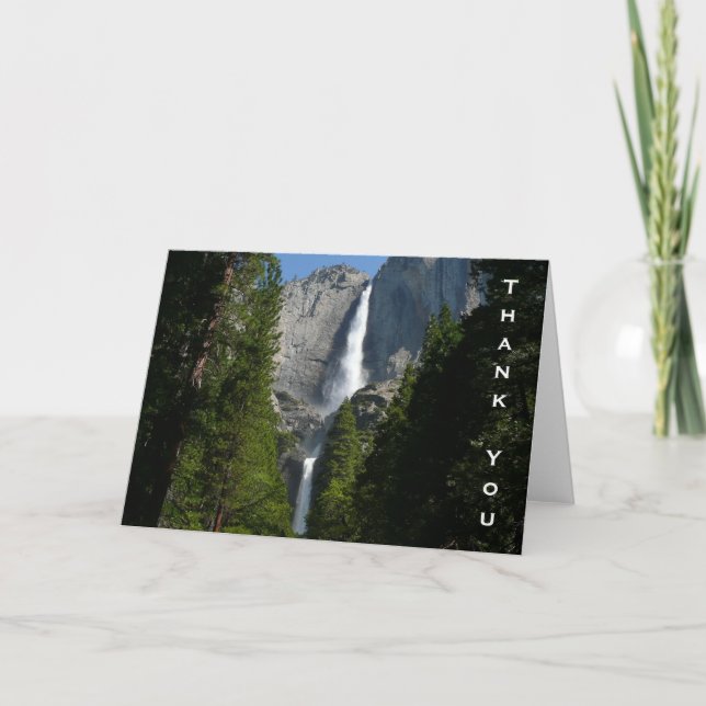 Cartão De Agradecimento Yosemite Falls II (Frente)