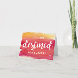 Cartão De Agradecimento You are Destined for Success Notecard w. Envelope