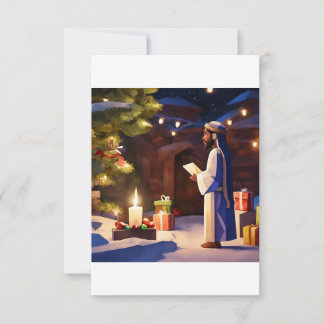 Cartão De Agradecimento Yuletide Saudações