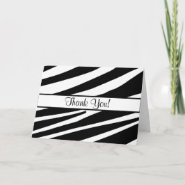 Cartão De Agradecimento Zebra Stripes All Ocassion Thank You Note