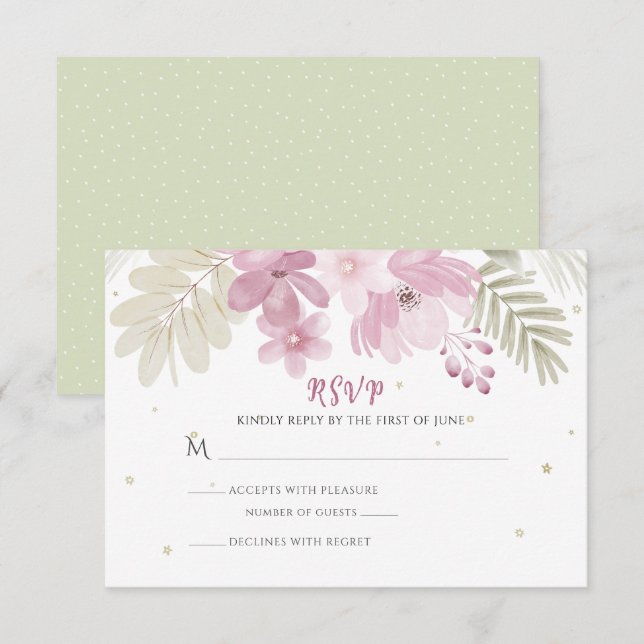 Cartão De Agradecimento Zoe Flat Obrigado Notecard (Frente/Verso)