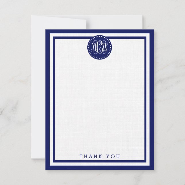 Cartão De Agradecimento Zzz v (Frente)