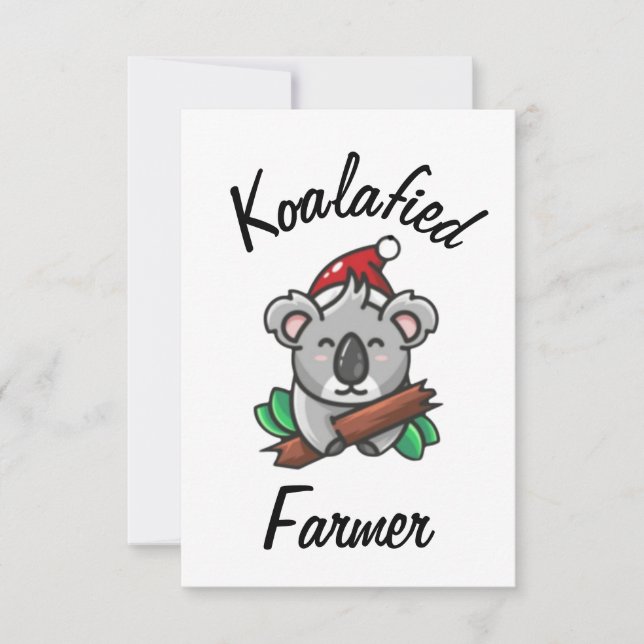 Cartão de Agricultor Koalafied (Frente)