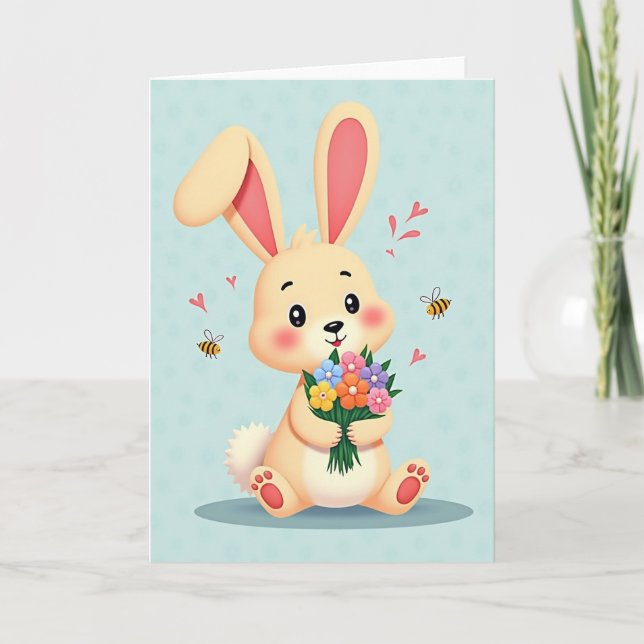 Cartão de Amigo da Feliz Primavera (Frente)