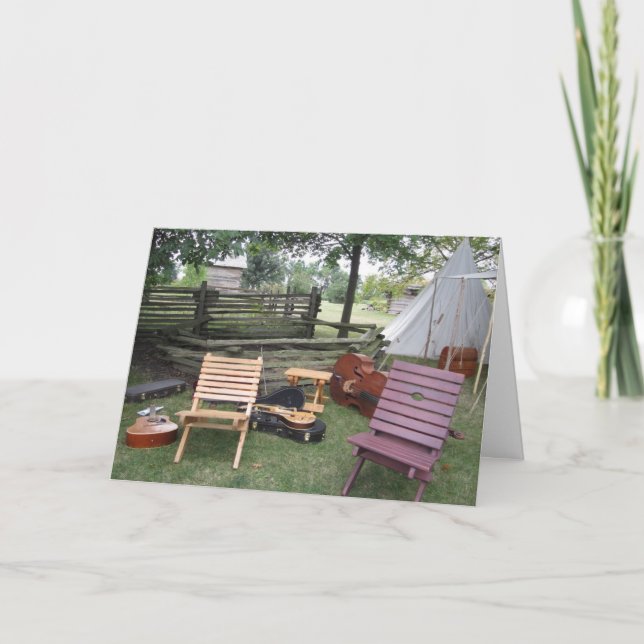 Cartão de "Amigos Que Brincam Juntos" Musical (Frente)