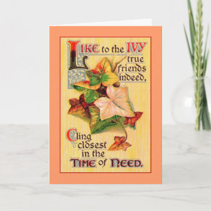 Cartão de Amigos Verdadeiro