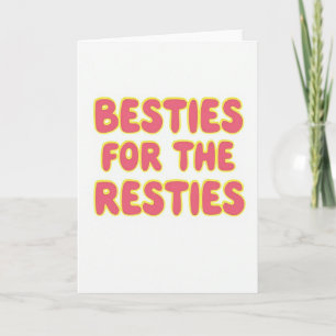 Cartão de Amizade Besties Para Sempre