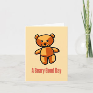 Cartão de Amizade de Urso Bonito - Beary Sweet