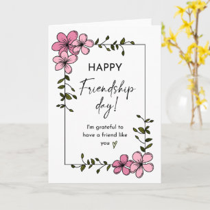 Cartão de amizade, Feliz Dia da Amizade, Amigo
