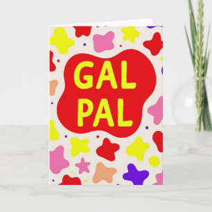 Cartão de Amizade Gal Pal