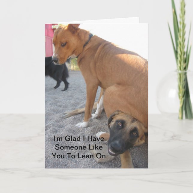 Cartão de Amizade Humorístico (Frente)