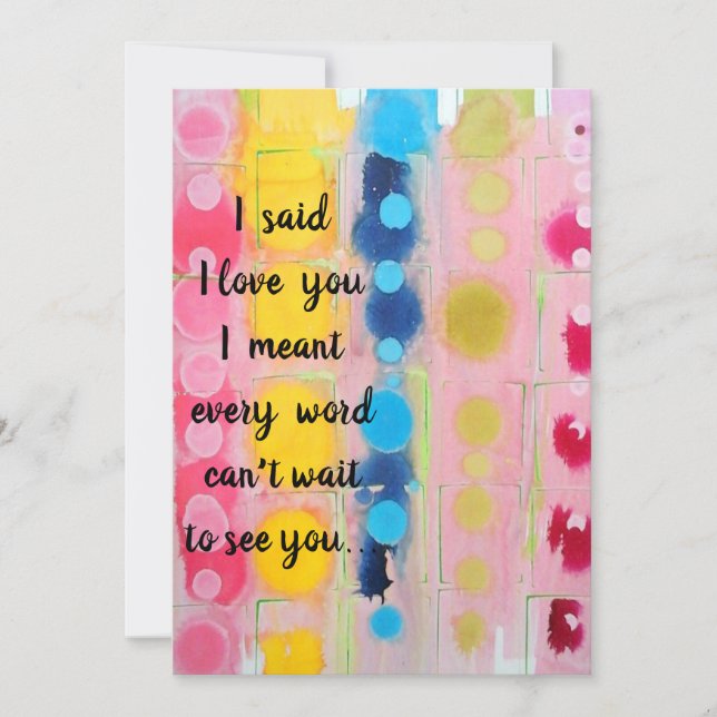 cartão de amor (Frente)