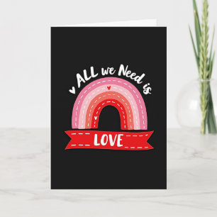 Cartão de Amor Arco-íris de Coração