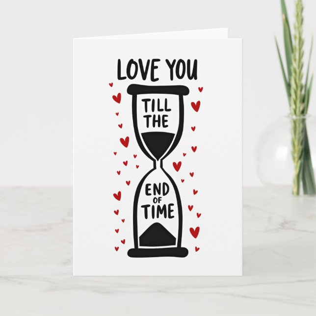 Cartão de Amor Até o Fim dos Tempos (Frente)