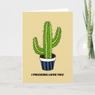 Cartão de Amor Cactus