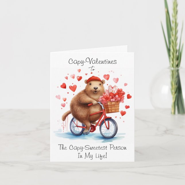 Cartão de Amor Capybara (Frente)