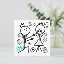 Cartão de Amor Casa de Cartas