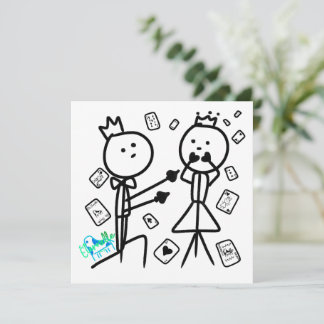 Cartão de Amor Casa de Cartas