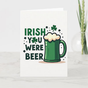 Cartão de Amor Cerveja Irlandesa