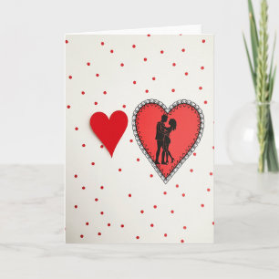 Cartão de Amor com Pontos de Valência