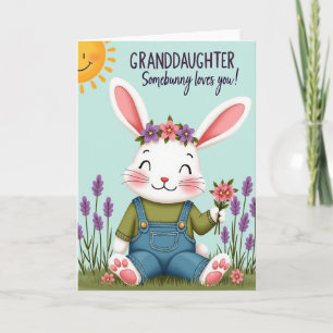 Cartão de Amor da Família Sweet Bunny