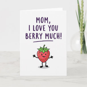 Cartão de Amor da Mãe Sweet Berry