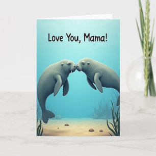 Cartão de Amor da Mamãe Marinha