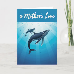 Cartão de Amor das Mães do Oceano