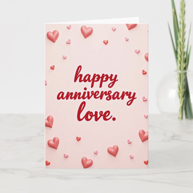 Cartão de Amor de Aniversário (Frente)