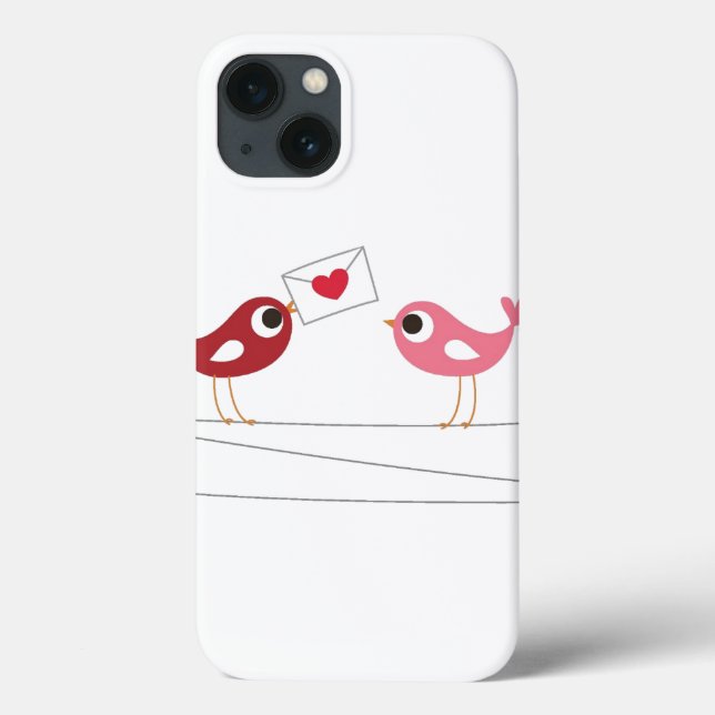 Cartão de Amor de Aves (Verso)