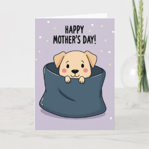 Cartão de Amor de Cachorrinho Fofo para Minha Espo