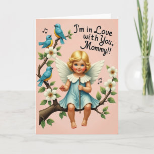 Cartão de Amor de Criança Anjo