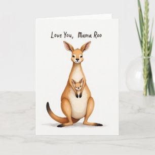Cartão de Amor de Marsupial Listrado