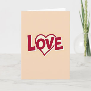 Cartão de Amor de São Valentim Pêssego