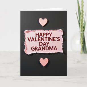 Cartão de Amor do Dia dos Namorados para a Vovó