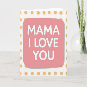 Cartão de Amor Doce Mamãe